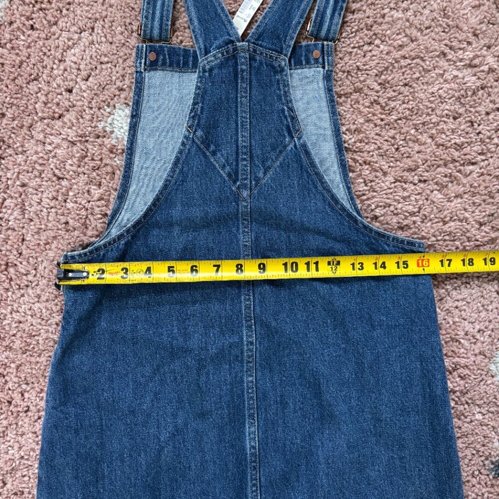 Madewell NWT Womens Size Small Denim Overall Mini Dress - Picture 5 of 7